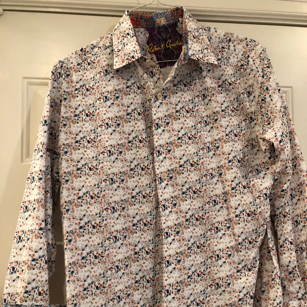Robert Graham long sleeve men’s dress shirt,